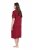 Ulla Popken 835400 Camicia da notte a maniche corte con collo a camicia Lilla - Camicie da notte - 
