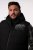 Men+ 442 Gilet trapuntato con cappuccio e stampa Nero - Giubbotti - Giubbotti Uomo Taglie Forti
