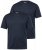 Men+ 299 T-shirt scollo a V Blu scuro confezione da 2 - Magliette - Magliette Uomo Taglie Forti