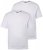 Men+ 311 T-shirt bellyfit Bianco confezione da 2 - Magliette - Magliette Uomo Taglie Forti