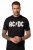JP1880 AC/DC Classic Logo Band T-Shirt Black - Magliette - Magliette Uomo Taglie Forti