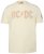 JP1880 836411 AC/DC Classic Logo T-shirt Grigio sabbia - Magliette di band - T-shirt band taglie forti