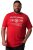 Men+ 424 T-shirt Trout Trophy Rosso peperoncino - Magliette - Magliette Uomo Taglie Forti