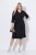 Ulla Popken 836514 Abito midi con maniche a 3/4 Nero - Vestiti midi - Abiti midi taglie comode