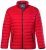 Boston Park 638 Giacca trapuntata bellyfit con collo alto Rosso - Giubbotti - Giubbotti Uomo Taglie Forti