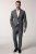 JP1880 Rimini Flexnamic Blazer in jersey a righe Grigio scuro - Abiti - Abiti da Uomo Taglie Forti