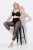 Ulla Popken 836800 Collant senza piede Nero - Collant & calzini - 