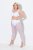 Ulla Popken 836800 Collant senza piede a pois Bianco - Collant & calzini - 