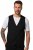 JP1880 New York Flexnamic Gilet in jersey Nero - Abiti - Abiti da Uomo Taglie Forti