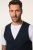 JP1880 New York Flexnamic Gilet in jersey Blu scuro - Abiti - Abiti da Uomo Taglie Forti