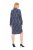 Ulla Popken 837069 Abito a fiori Blu scuro - Vestiti midi - Abiti midi taglie comode