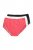 Ulla Popken 837080 Slip a vita alta con pizzo confezione da 3 Rosa - Slip - 