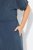 Ulla Popken 837403 Abito in jersey a maniche corte Blu scuro - Abiti in jersey - 