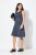 Ulla Popken 837874 Abito in jersey senza maniche Blu scuro - Abiti in jersey - 