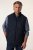 Boston Park 877 Gilet con collo alto e zip Blu scuro - Giubbotti - Giubbotti Uomo Taglie Forti
