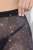 Ulla Popken 837935 Collant senza piede fantasia Nero - Collant & calzini - 