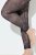 Ulla Popken 837935 Collant senza piede fantasia Nero - Collant & calzini - 