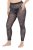 Ulla Popken 837935 Collant senza piede fantasia Nero - Collant & calzini - 