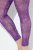 Ulla Popken 837935 Collant senza piede fantasia Viola - Collant & calzini - 