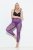 Ulla Popken 837935 Collant senza piede fantasia Viola - Collant & calzini - 