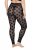 Ulla Popken 837949 Collant senza piede fantasia Nero - Collant & calzini - 
