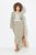 Ulla Popken 838120 Abito fantasia con scollo a V Verde chiaro - Vestiti mini - Miniabiti donna taglie forti