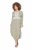 Ulla Popken 838120 Abito fantasia con scollo a V Verde chiaro - Vestiti mini - Miniabiti donna taglie forti