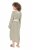 Ulla Popken 838120 Abito fantasia con scollo a V Verde chiaro - Vestiti mini - Miniabiti donna taglie forti
