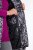 Ulla Popken 838435 Gilet lungo trapuntato stampato Nero - Gilet - 