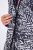 Ulla Popken 838435 Gilet lungo trapuntato stampato Nero - Gilet - 