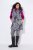 Ulla Popken 838435 Gilet lungo trapuntato stampato Nero - Gilet - 