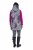 Ulla Popken 838435 Gilet lungo trapuntato stampato Nero - Gilet - 