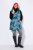 Ulla Popken 838435 Gilet lungo trapuntato stampato Verde grigio - Gilet - 