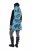 Ulla Popken 838435 Gilet lungo trapuntato stampato Verde grigio - Gilet - 