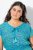 Ulla Popken 838483 Abito animalier Turchese - Abiti estivi - Abiti estivi taglie forti