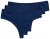 Ulla Popken 838637 Perizoma confezione da 3 Blu scuro - Slip - 