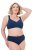 Ulla Popken 838637 Perizoma confezione da 3 Blu scuro - Slip - 