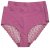 Ulla Popken 838675 Slip a vita alta Viola scuro - Slip - 
