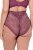 Ulla Popken 838675 Slip a vita alta Viola scuro - Slip - 