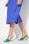 Ulla Popken 838765 Abito in jersey a maniche corte con scollo a V Blu grigio - Vestiti midi - Abiti midi taglie comode