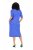 Ulla Popken 838765 Abito in jersey a maniche corte con scollo a V Blu grigio - Vestiti midi - Abiti midi taglie comode