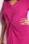 Ulla Popken 838765 Abito in jersey a maniche corte con scollo a V Rosa - Abiti - Vestiti per tutte le taglie