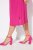 Ulla Popken 838765 Abito in jersey a maniche corte con scollo a V Rosa - Abiti - Vestiti per tutte le taglie