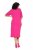 Ulla Popken 838765 Abito in jersey a maniche corte con scollo a V Rosa - Abiti - Vestiti per tutte le taglie