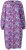 Ulla Popken 838839 Abito chemisier fantasia Petrolio - Vestiti midi - Abiti midi taglie comode