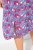 Ulla Popken 838839 Abito chemisier fantasia Petrolio - Vestiti midi - Abiti midi taglie comode