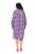 Ulla Popken 838839 Abito chemisier fantasia Petrolio - Vestiti midi - Abiti midi taglie comode