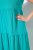 Ulla Popken 839135 Abito lungo senza maniche Turchese - Vestiti maxi - Abiti maxi taglie forti
