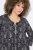 Ulla Popken 839518 Abito animalier con maniche a 3/4 Antracite - Vestiti maxi - Abiti maxi taglie forti