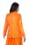 Ulla Popken 839607 Blazer in raso stampato Arancione chiaro - Blazer - Blazer Taglie Forti da Donna